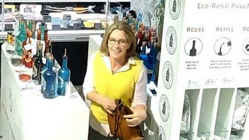 CCTV released showing smiling mum