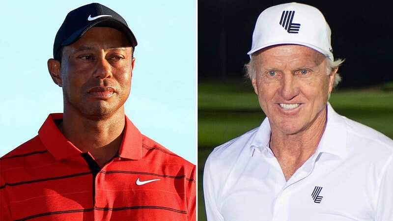 Tiger Woods and Greg Norman do not see eye-to-eye (Image: PA)