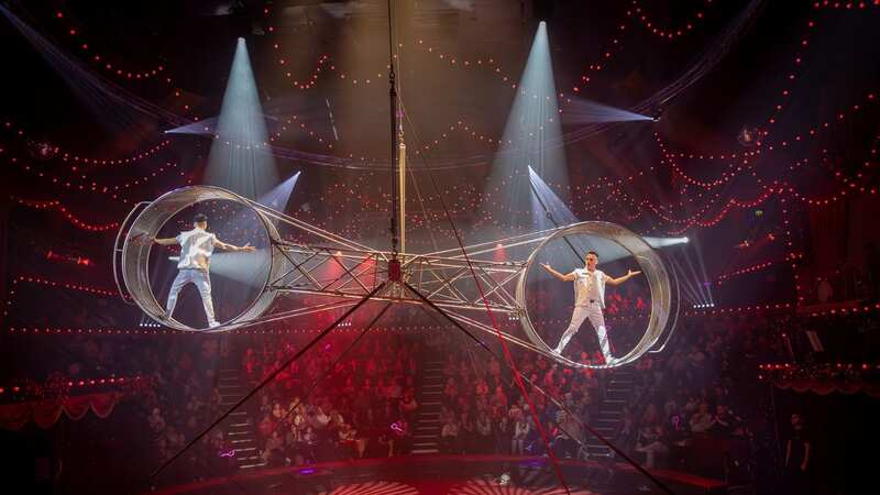 Circus acrobat falls 33ft performing Giant Wheel of Death in front of children