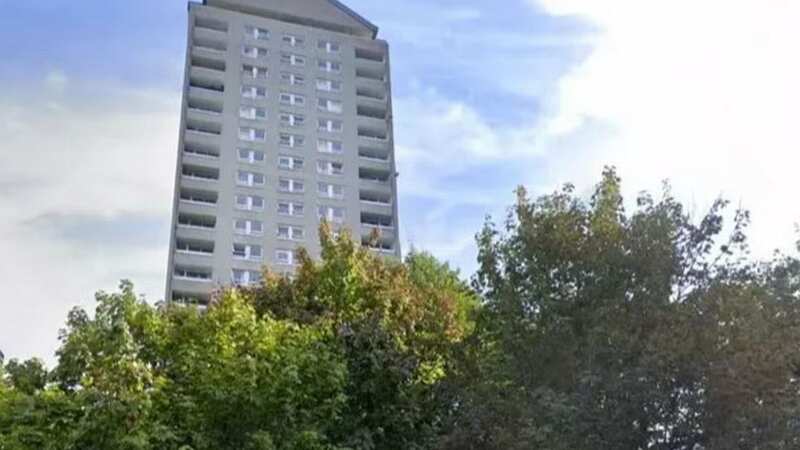 A teenager has died after falling from a high-rise block of flats