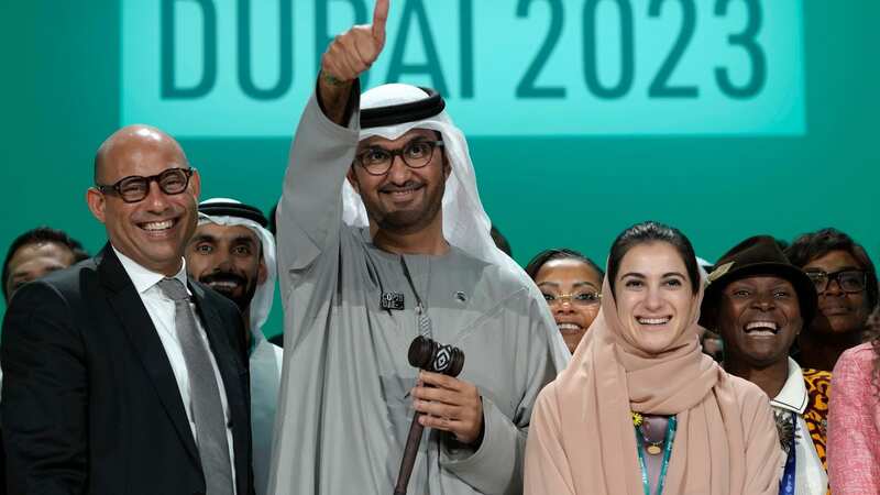 Leaders at the Dubai COP28 climate summit (Image: AP)