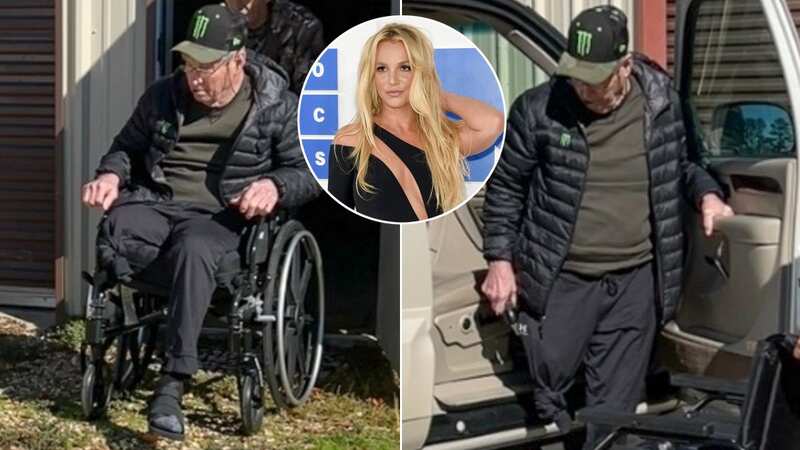 Britney seen with her dad Jamie Spears back in the day (Image: Corbis via Getty Images)