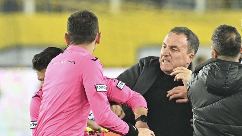 Faruk Koca has been handed a lifetime ban by the Turkish FA after punching referee Halil Umut Meler (Image: Getty Images)