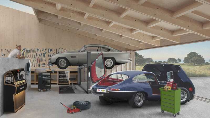 eBay has created the perfect garage, based on the top dream features from car enthusiasts (Image: eBay)