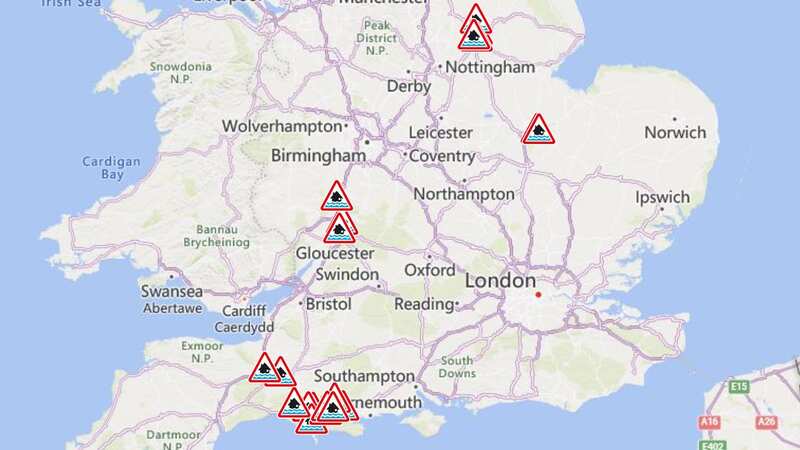 Heavy rain is expected over the coming days in parts of the country (Image: PA)