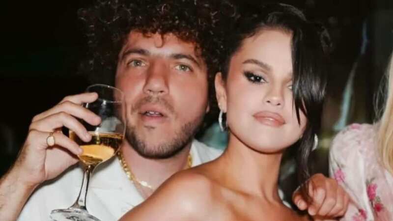 Selena Gomez snogs new boyfriend Benny Blanco after being forced to rush to his defence
