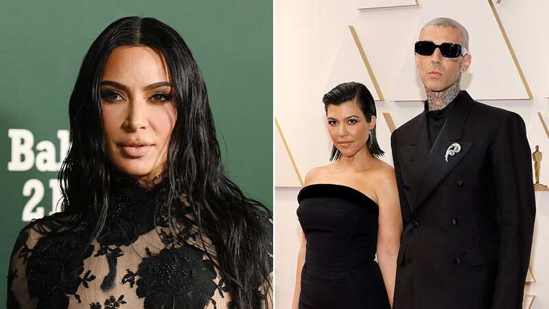 Kim and Kourtney Kardashian
