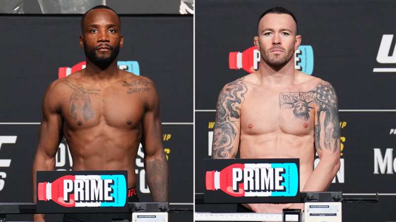 Leon Edwards and Colby Covington both make weight for UFC 296 world title fight
