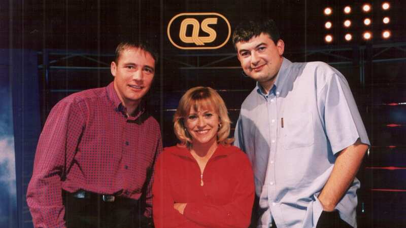 Sue Barker with Ally McCoist and John Parrott (Image: BBC)