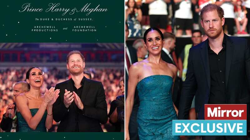 The Duke and Duchess of Sussex unveiled their 2023 Christmas card on Friday