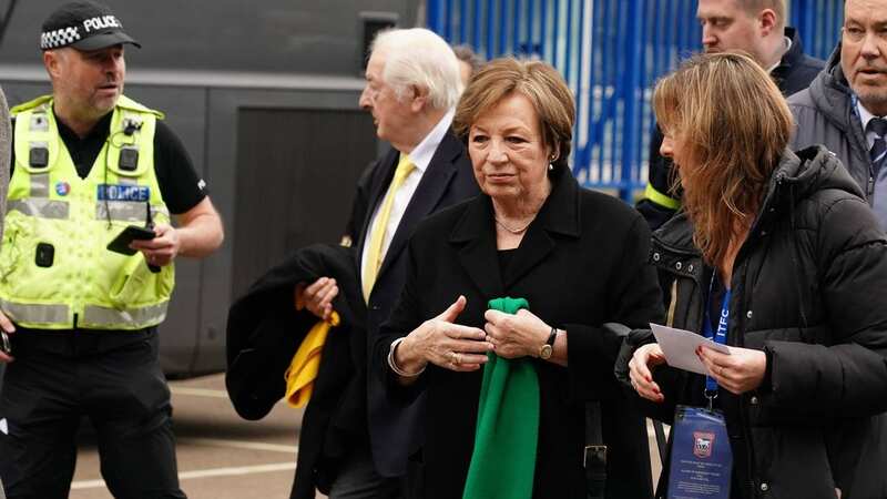 Delia Smith was given a hostile welcome to Portman Road on Saturday (Image: Steve Waller)