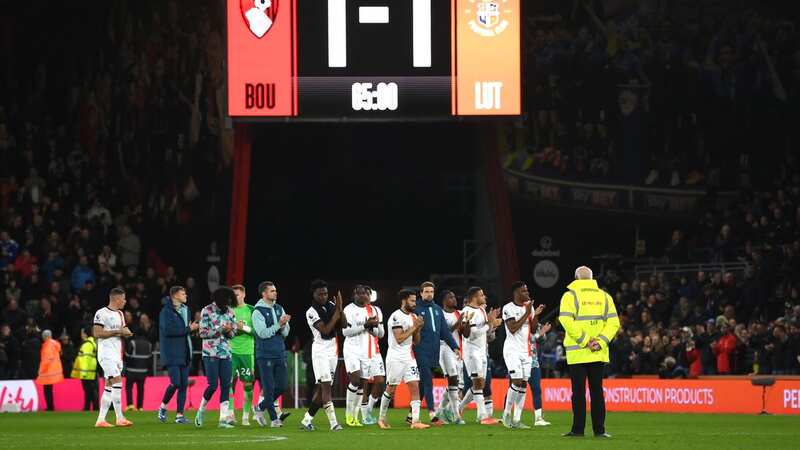 Bournemouth were drawing 1-1 with Luton when the game was abandoned (Image: Mike Hewitt/Getty Images)