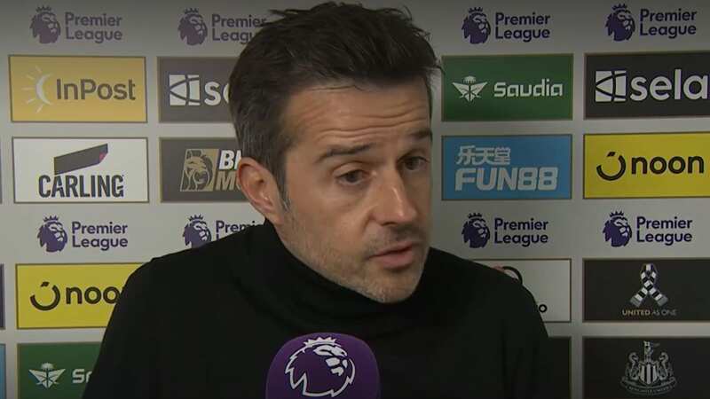 Marco Silva ranted about the referee after Newcastle beat Fulham 3-0 (Image: BBC Sport)