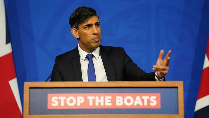 Prime Minister Rishi Sunak during a press conference in the Downing Street Briefing Room (Image: PA)