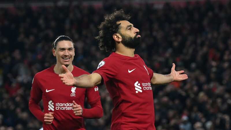 Mohamed Salah ran riot as Liverpool beat Man United 7-0 at Anfield back in March (Image: (Photo by Michael Regan/Getty Images))