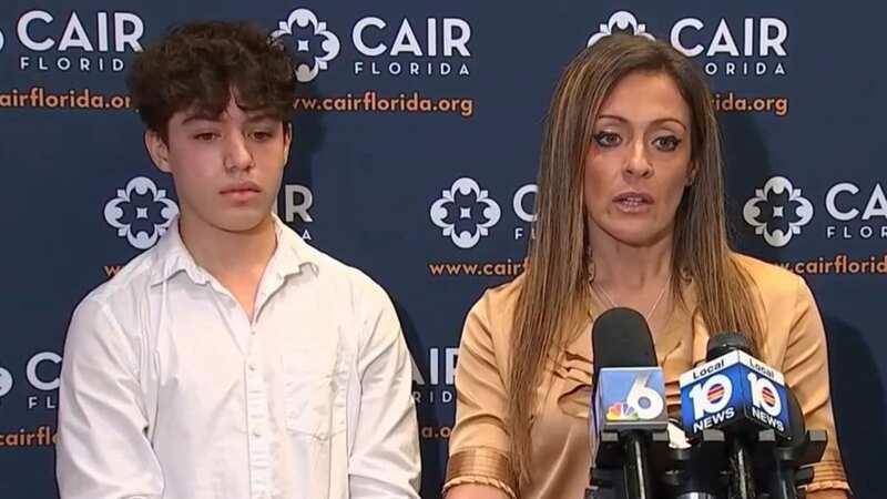 A Palestinian-American woman is hoping the federal government will investigate after she lost her tutoring job and her son was expelled (Image: NBC Miami)