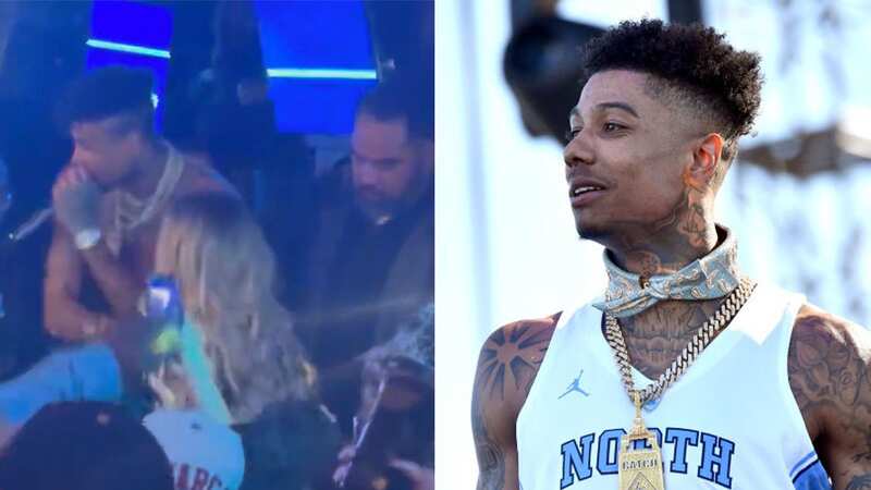 Blueface attacked a fan on stage