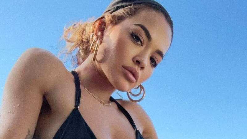 Rita Ora posted a cheeky bikini snap