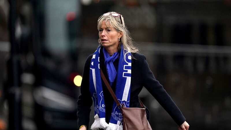 Kate McCann arrives ahead of a memorial service at Liverpool Cathedral for Everton chairman Bill Kenwright (Image: PA)