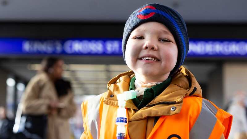 Henry Waines recently enjoyed a VIP visit to London St Pancras Underground Station (Image: PA)
