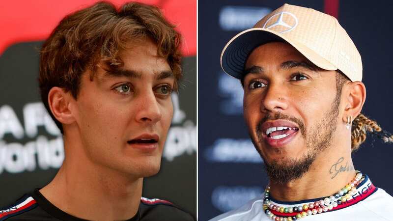 For how long will the pleasant atmosphere between Lewis Hamilton and George Russell at Mercedes last? (Image: HOCH ZWEI/picture-alliance/dpa/AP Images)