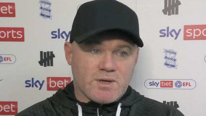 Wayne Rooney cut a frustrated figure after Birmingham City