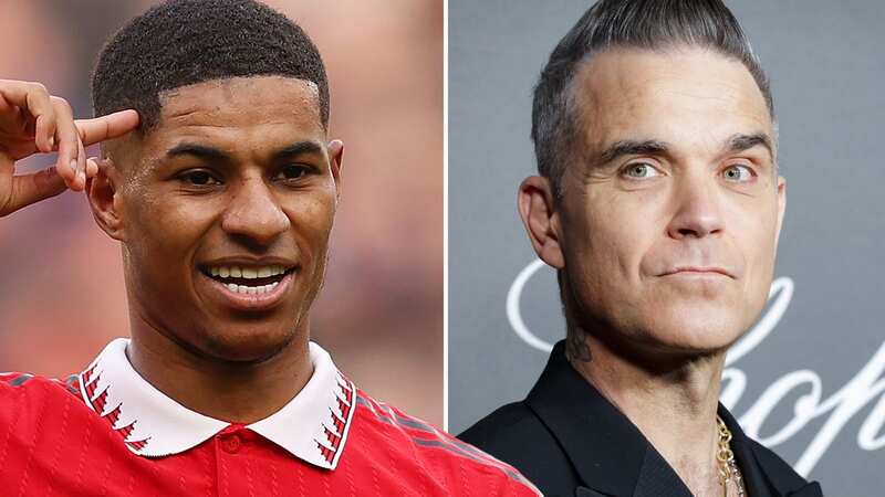 The British public would like to see Robbie Williams and Marcus Rashford recognised in the 2024 New Years Honours list (Image: Getty Images for Chopard)
