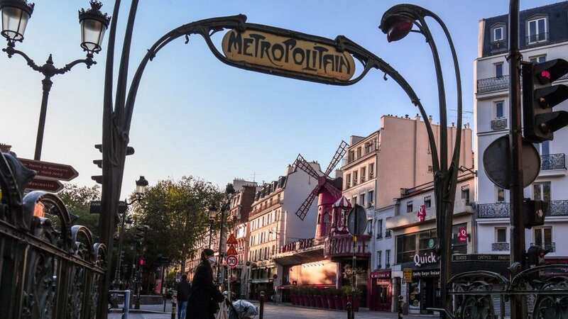 Place Blanche metro, near where the grotesque attack took place (Image: AFP via Getty Images)