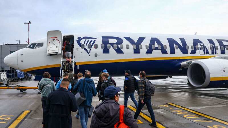 Passengers boarding a Ryanair flight (stock photo) (Image: NurPhoto via Getty Images)