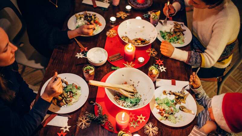 Family eating Christmas dinner (stock image) (Image: Getty Images)