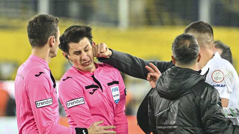 Halil Umut Meler was punched by Faruk Koca (Image: Getty Images)