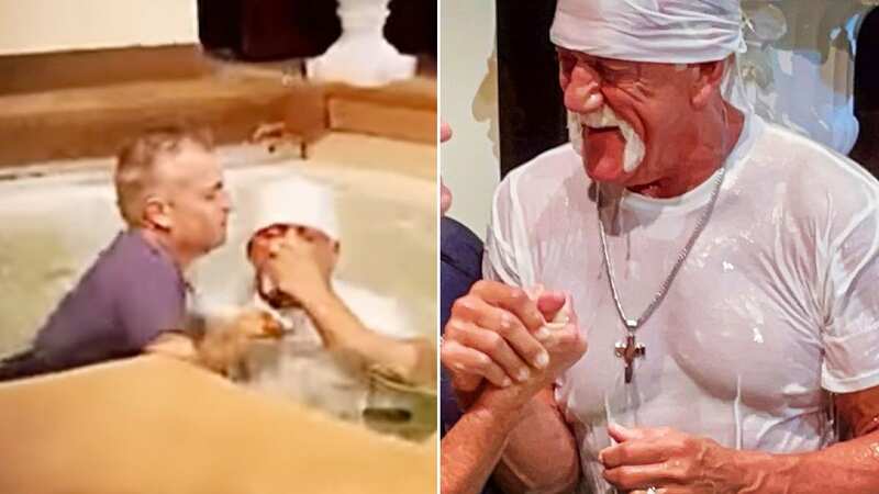 Hulk Hogan has been baptised, with him sharing insights from the ceremony online