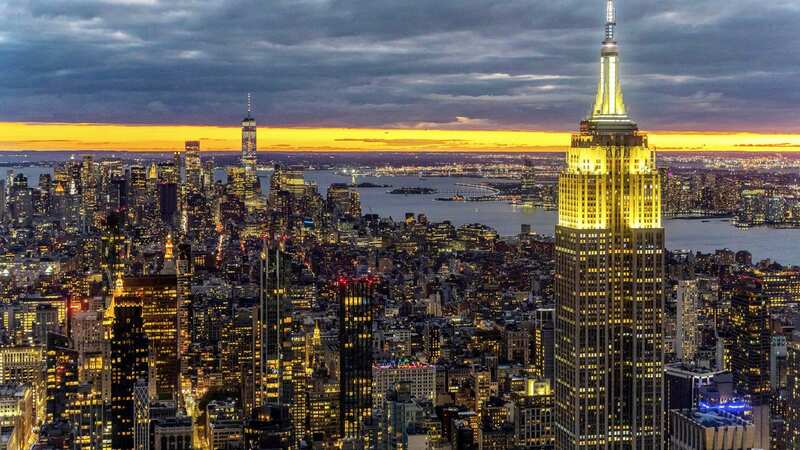 New York has topped a list of places Brits would love to travel to, to see in the new year (Image: SWNS)