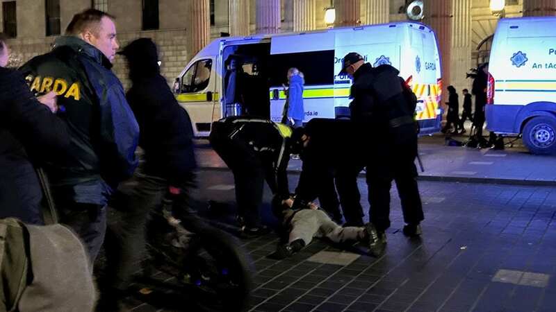 A man is arrested on Dublin