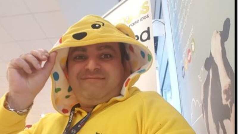 Police handout photo of David Levi dressed in a Pudsey the Bear outfit (Image: No credit)