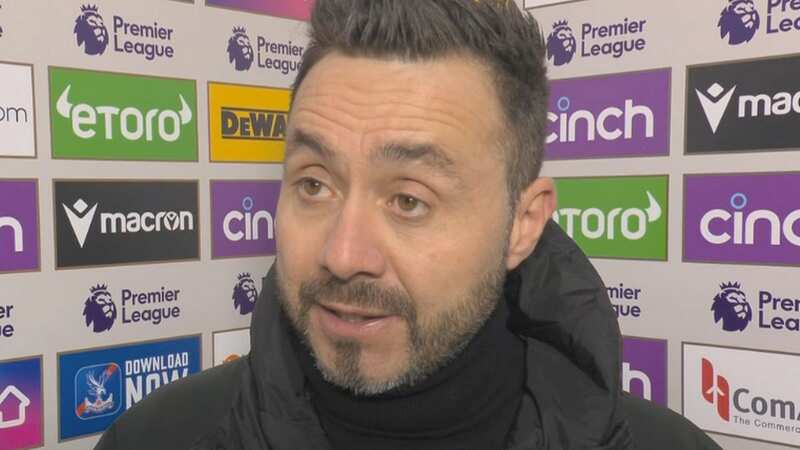 Roberto De Zerbi wants more experienced players at Brighton (Image: Sky Sports)