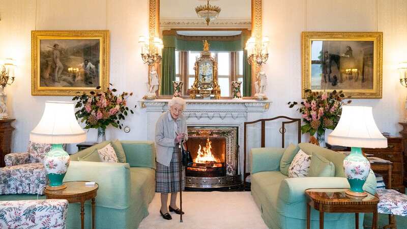 The Queen in the Drawing Room of Balmoral Castle (Image: Getty Images)