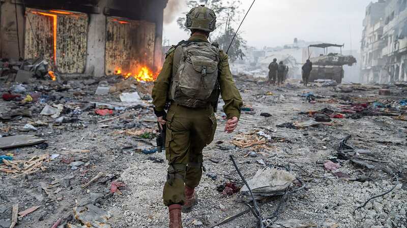 A soldier operates in the Gaza Strip amid continuing battles between Israel and the Palestinian militant group Hamas (Image: Israeli Army/AFP via Getty Image)