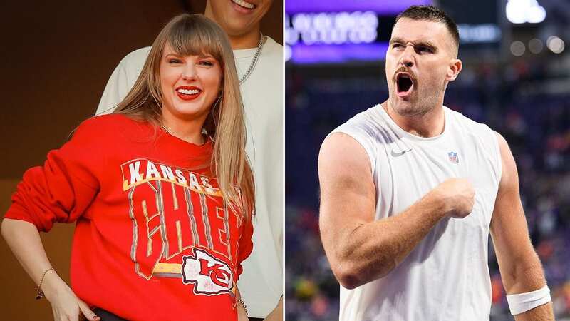 Taylor Swift has shown her support for Travis Kelce this season (Image: AP)