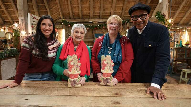 Dating back at least 100 years, the Santas were brought onto the show by mum and daughter Sheila Glennie and Denise Nelson (Image: BBC / Richochet)