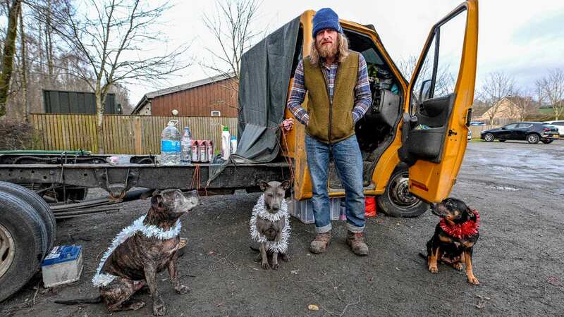 Tom, Missy, Marley and Sifa have been helped out by local residents (Image: Dave Johnston)