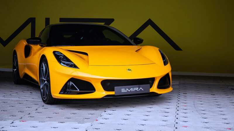 The Lotus Emira costs £70,000 and can go from 0-60 in under 4 seconds (file image) (Image: Getty Images)