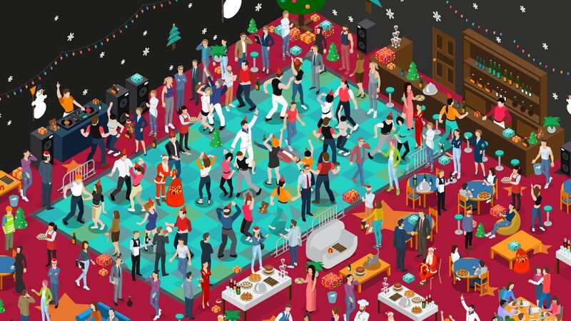 Can you find the candy canes hiding in this brain teaser? (Image: Dresscode.co.uk)