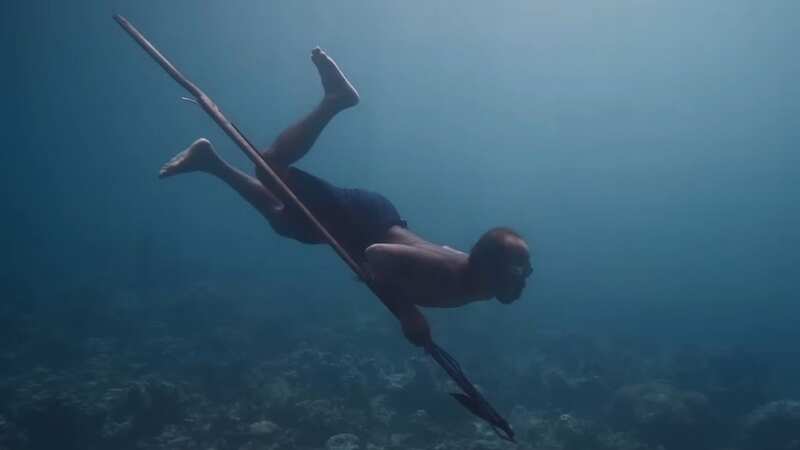 The Bajau tribe have a genetic adaptation that makes them excellent at holding their breaths underwater (Image: BBC)