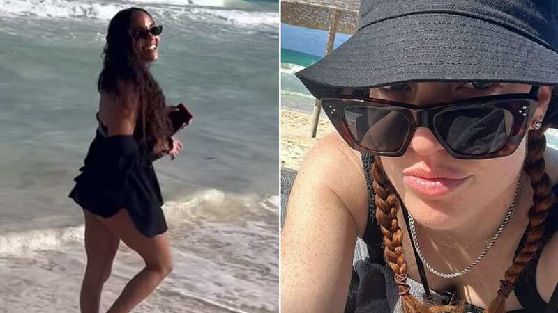 Alex Scott and Jess Glynne spend Christmas abroad as their romance gets serious