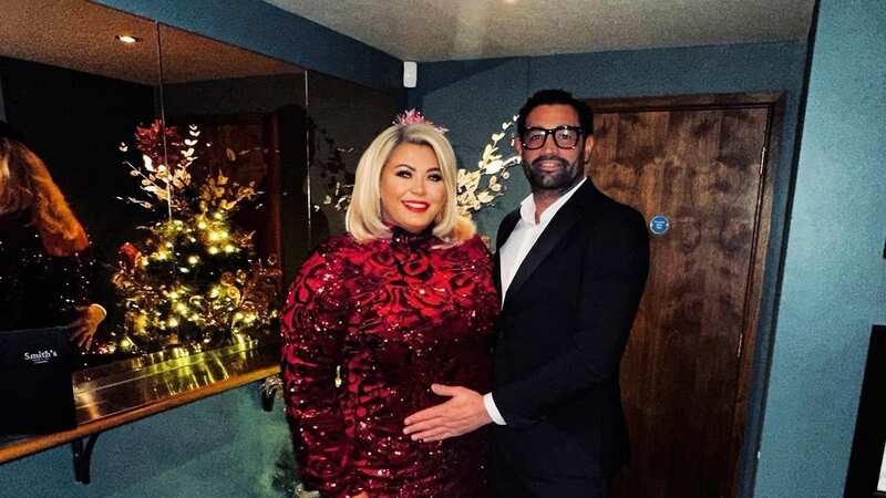Gemma Collins shared this sweet snap of herself and her fiance with her fans on Christmas Eve (Image: instagram.com/gemmacollins)