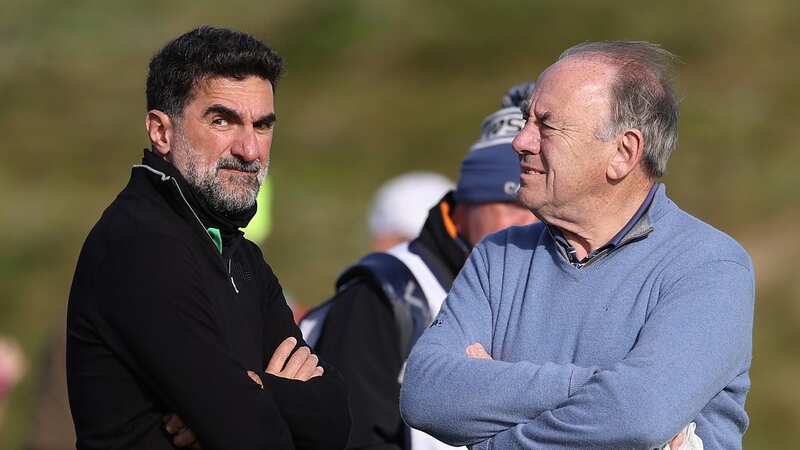 Yasir Al-Rumayyan and Peter Dawson are at odds over LIV Golf gaining tour status
