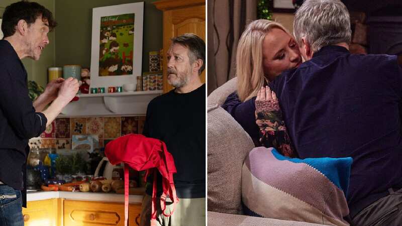 Emmerdale Christmas Day spoiler clip teases tension and bombshells in village