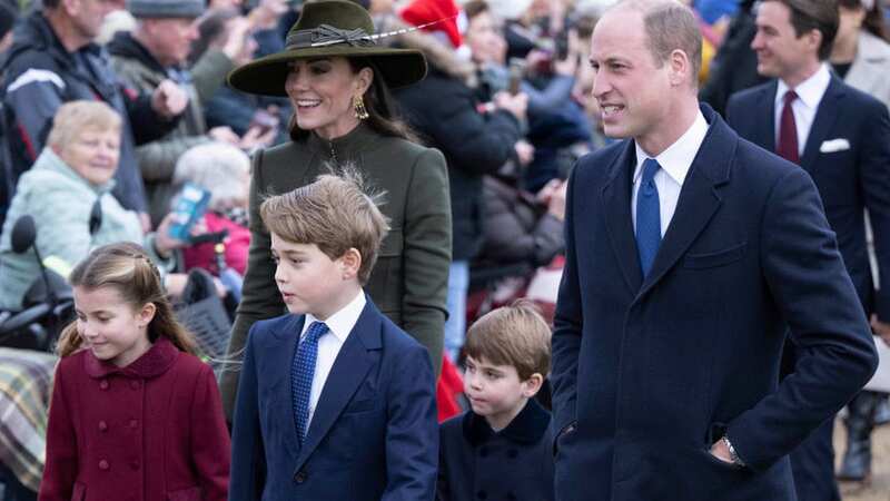 George, Charlotte and Louis have to follow one dinnertime rule at Christmas (Image: UK Press via Getty Images)