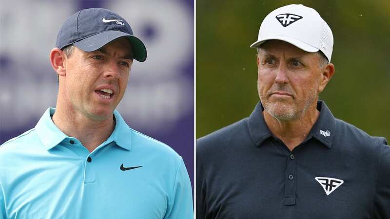 There is no love lost between Phil Mickelson and Rory McIlroy (Image: Getty Images)